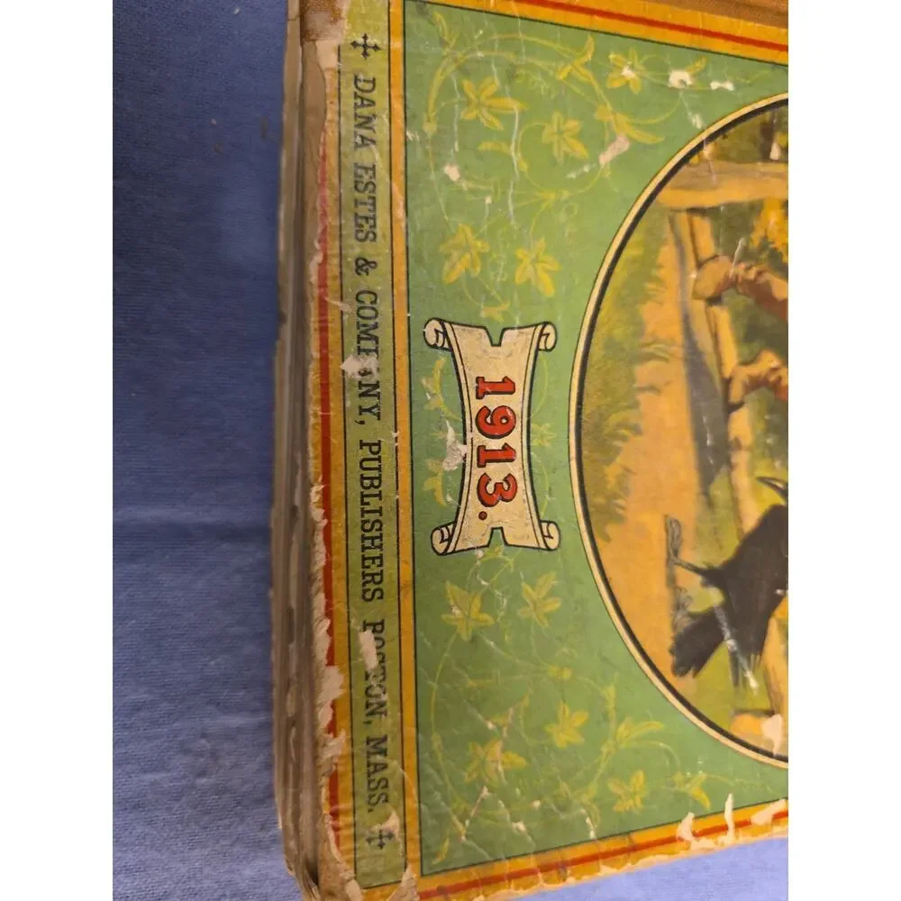 1913 CHATTERBOX Clarke Children Vintage Stories Poetry Illustrated w/ Engravings
